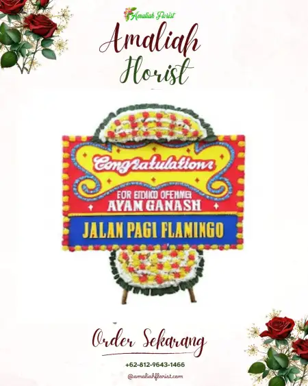 Sewa Papan Bunga Dekorasi Pernikahan Depok